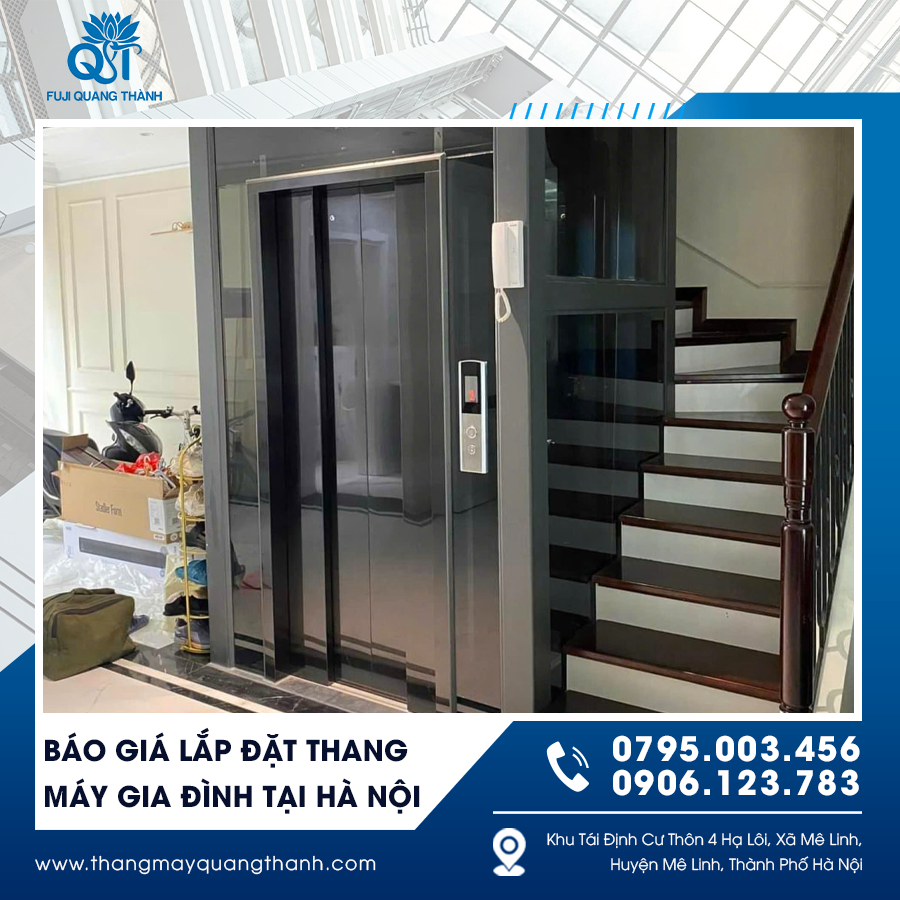 Lắp đặt thang máy gia đình tại Hà Nội